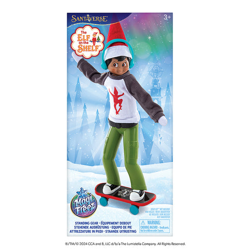 Elf on the Shelf: MagiFreez® Holly Jolly Ollie Skateboard Set