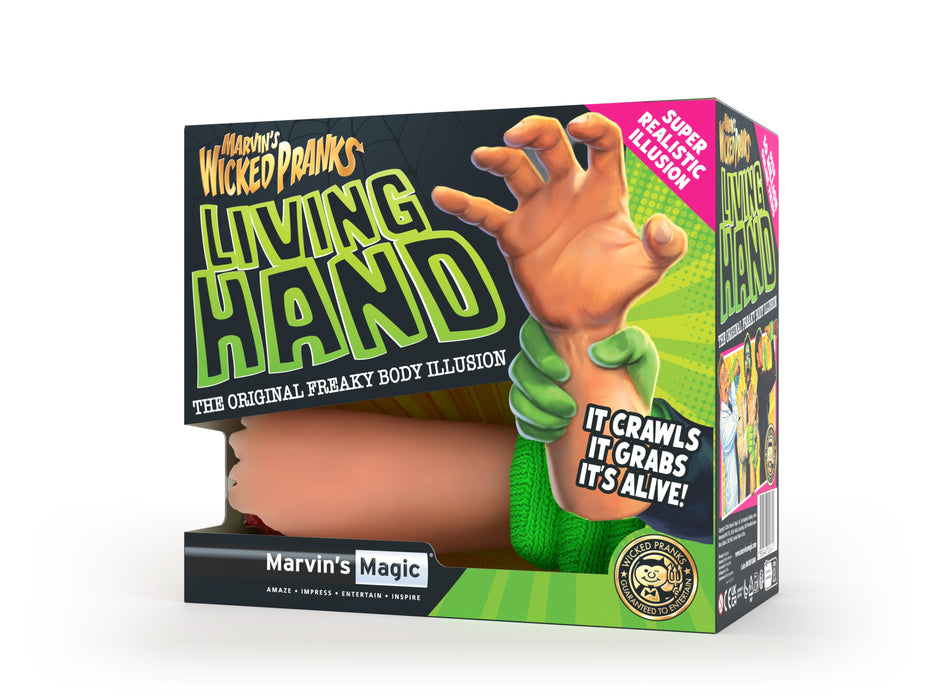 Marvin's Magic Wicked Pranks Living Hand Illusion Gag Toy