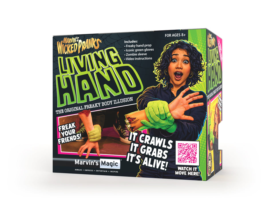 Marvin's Magic Wicked Pranks Living Hand Illusion Gag Toy