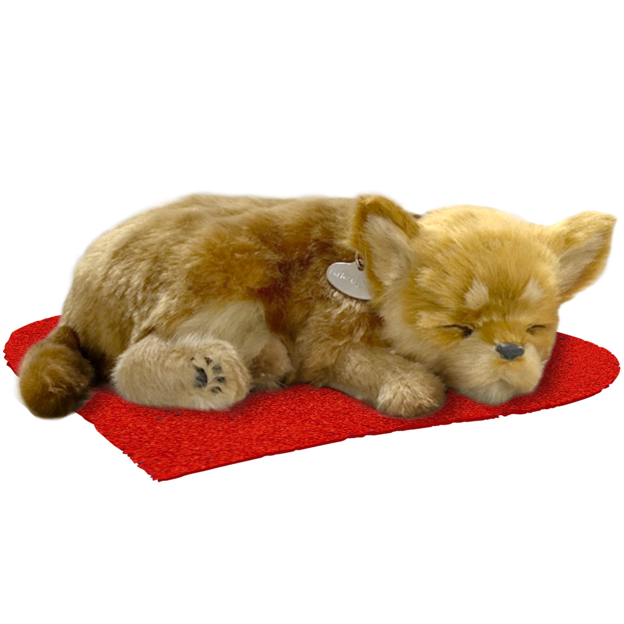 Perfect Petzzz Chihuahua Interactive Breathing Plush Toy With Bed