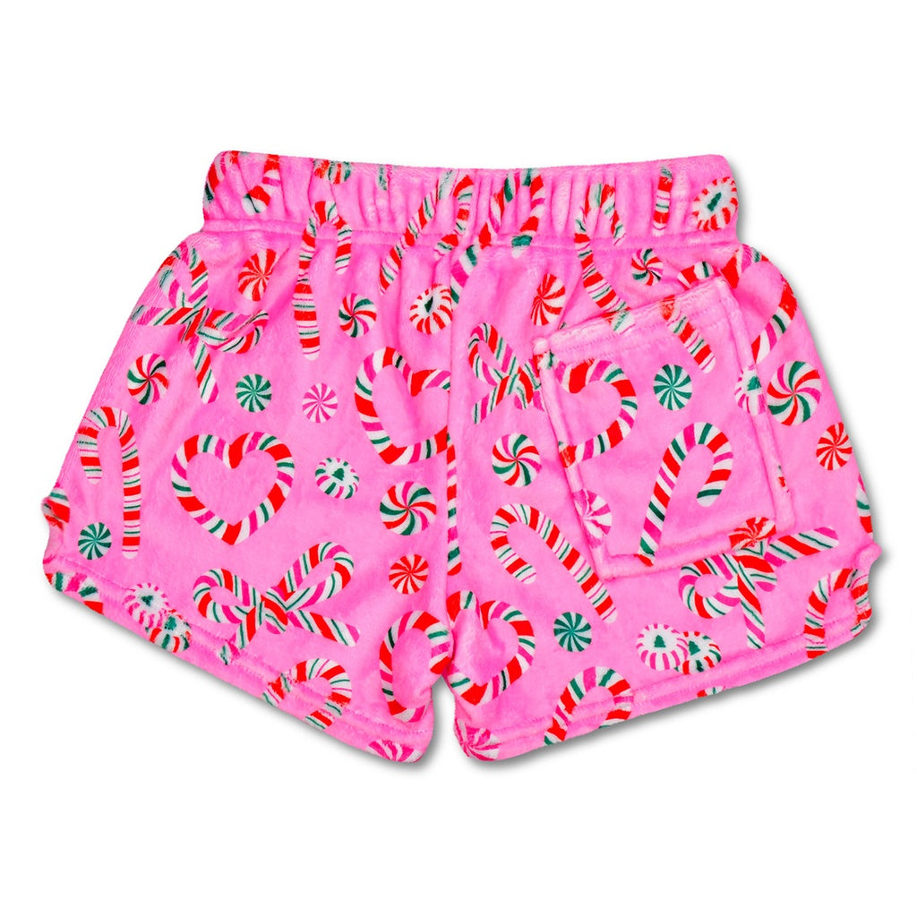 Merry Mints Plush Shorts - Small