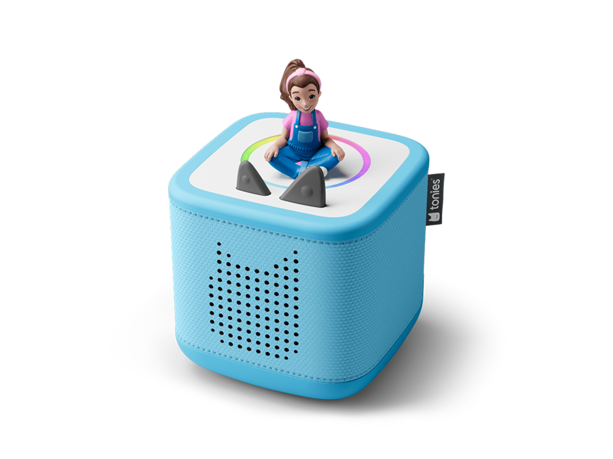 Ms. Rachel Toniebox 2 Sky Blue Starter Set: Screen-Free Interactive Audio Player for Kids