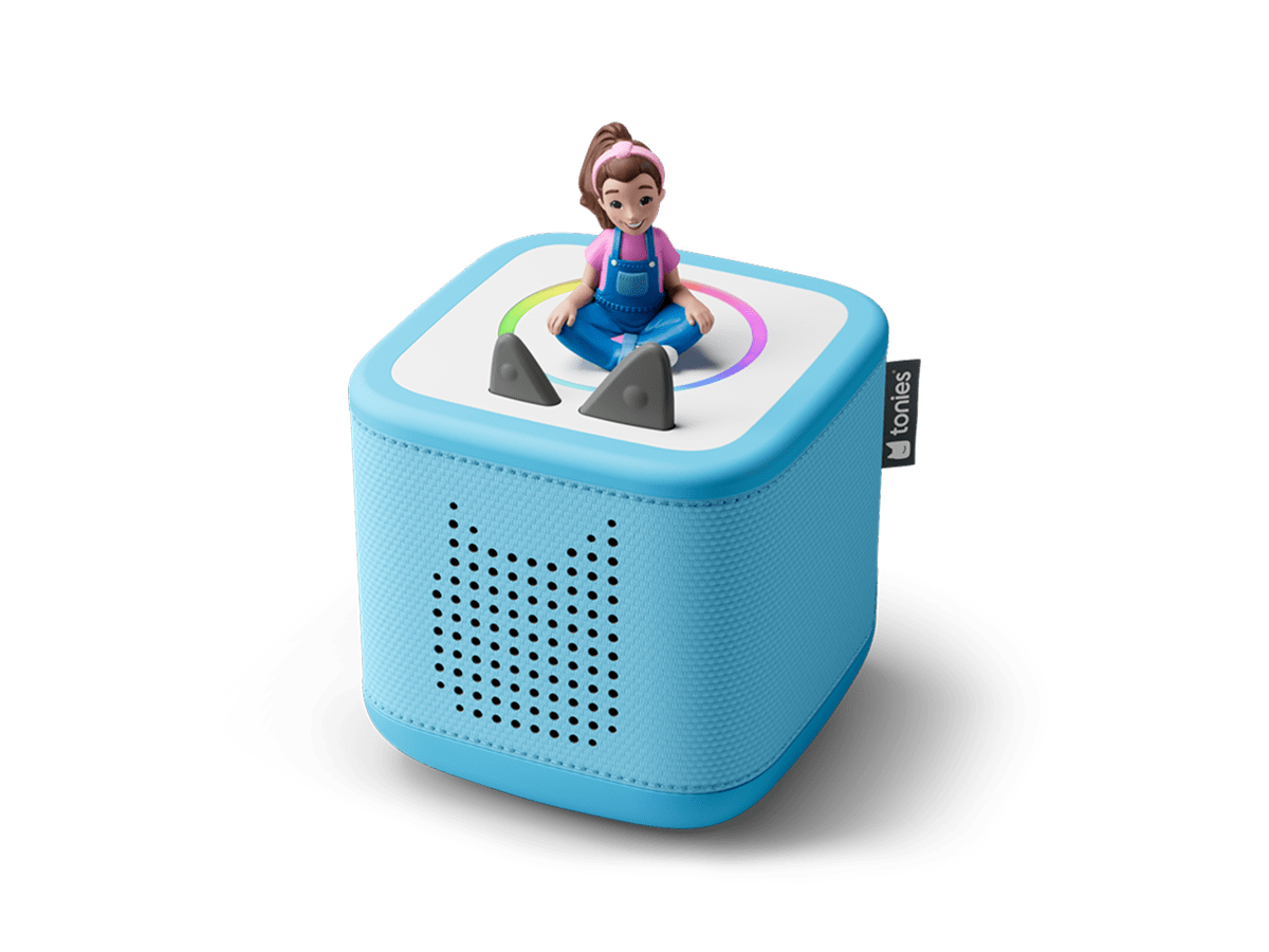Ms. Rachel Toniebox 2 Sky Blue Starter Set: Screen-Free Interactive Audio Player for Kids