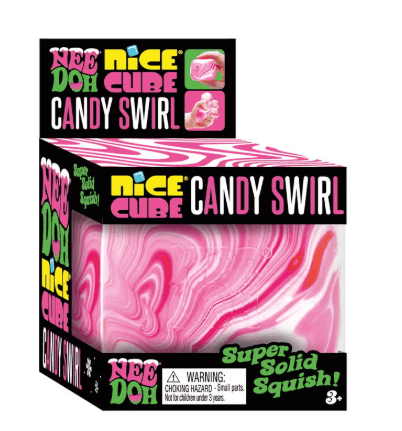 NeeDoh Candy Swirl Sensory Fidget Toy Multicolor