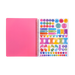 OOLY Artful Notes Geoscape Reverse Coloring Notebook 100 Pages
