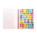 OOLY Artful Notes Geoscape Reverse Coloring Notebook 100 Pages