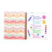OOLY Artful Notes Geoscape Reverse Coloring Notebook 100 Pages