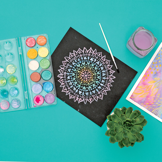 OOLY Chroma Blends Watercolor Paint Set Pearlescent 12 Colors