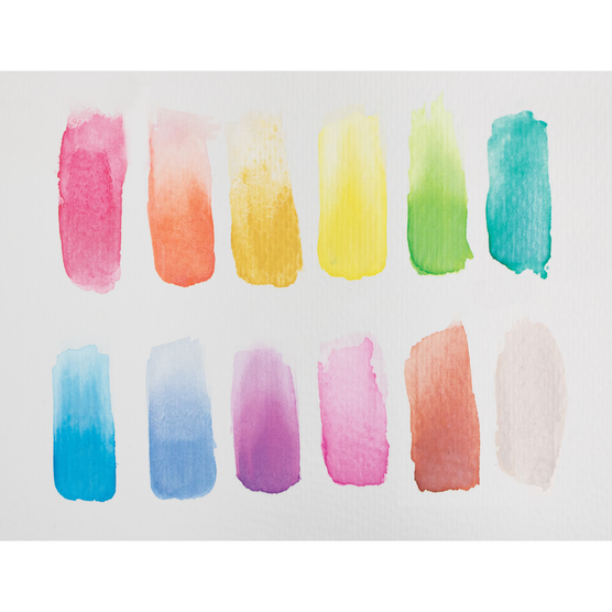 OOLY Chroma Blends Watercolor Paint Set Pearlescent 12 Colors