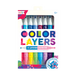 OOLY Color Layers Double Ended Layering Markers Set of 8