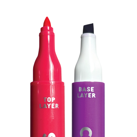 OOLY Color Layers Double Ended Layering Markers Set of 8