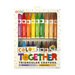 OOLY Color Together Triangular Crayons 18 Pack Skin Tone