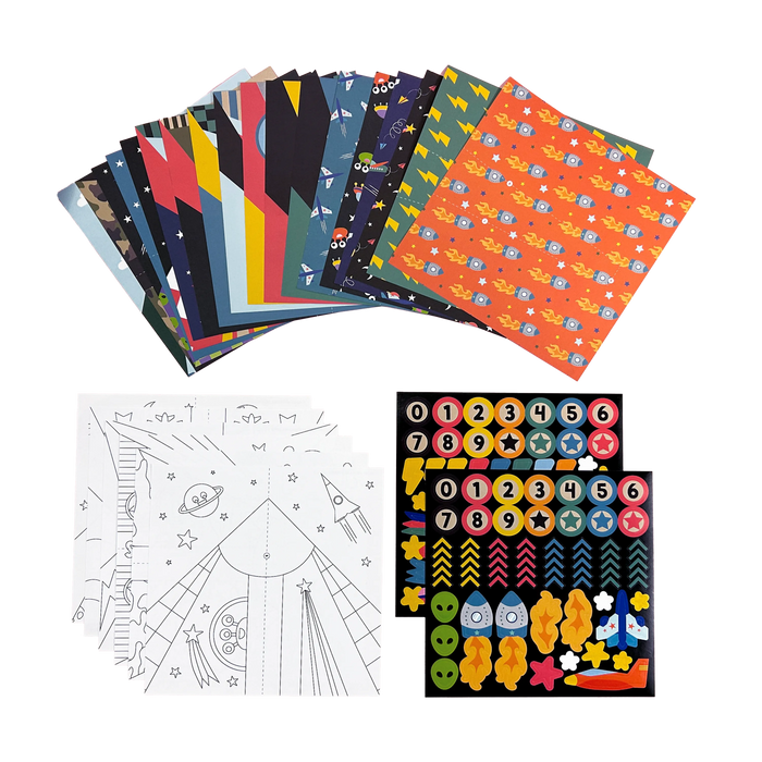 OOLY DIY Paper Airplanes Activity Kit 24ct