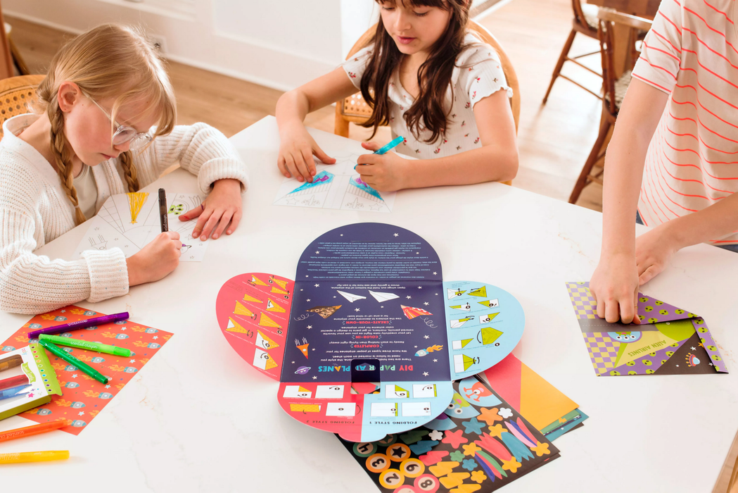 OOLY DIY Paper Airplanes Activity Kit 24ct