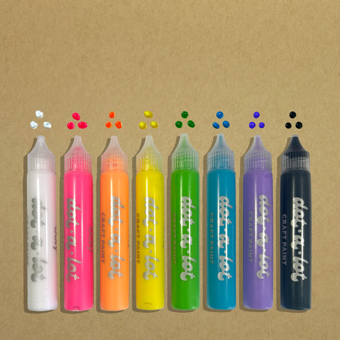 OOLY Dot-a-Lot 3D Dimensional Craft Paint Set 8ct
