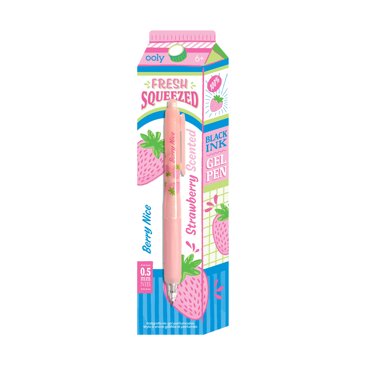 Fresh Squeezed Scented Gel Pens - 4 Flavors to Choose From