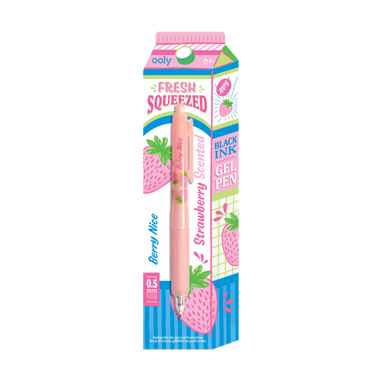 Fresh Squeezed Scented Gel Pens - 4 Flavors to Choose From