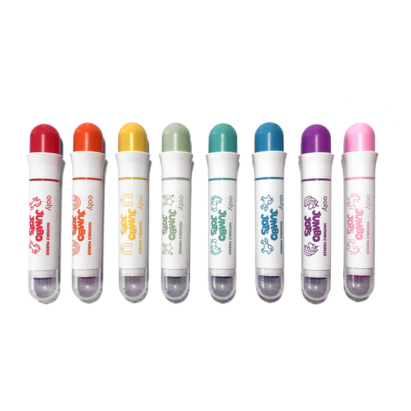 Jumbo Jots Dual Tip Cone and Stamp Markers