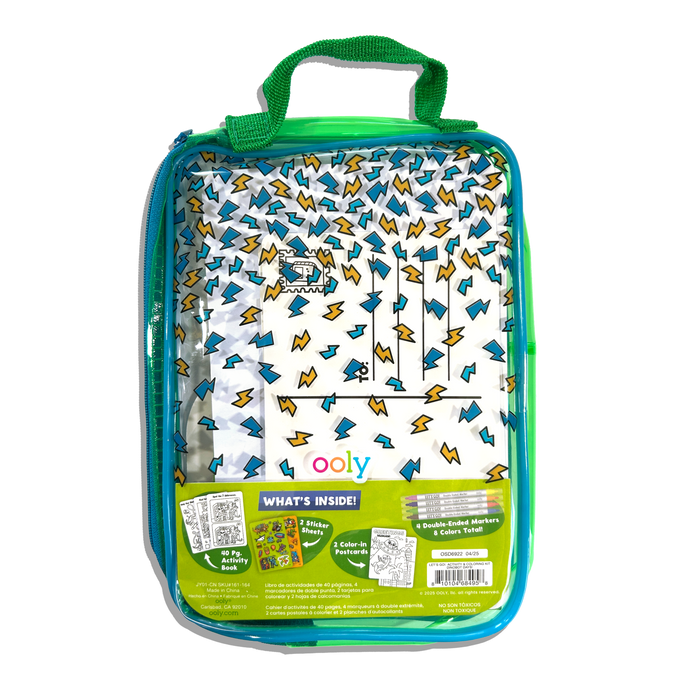 OOLY Let's Go! Robo Dinos Activity & Coloring Kit