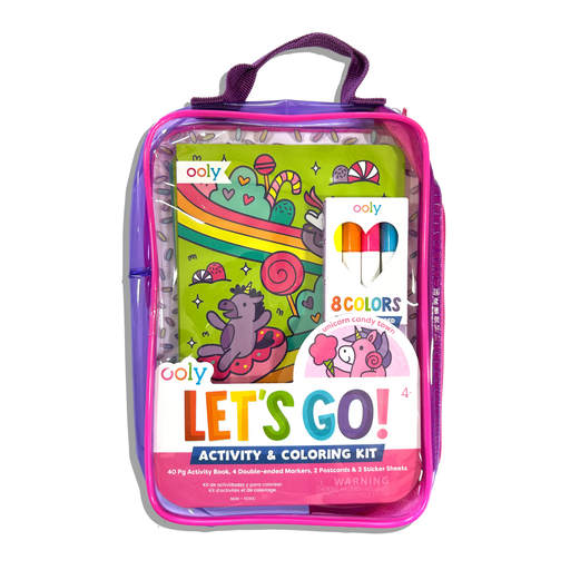OOLY Let's Go! Unicorn Candy Town Activity Kit