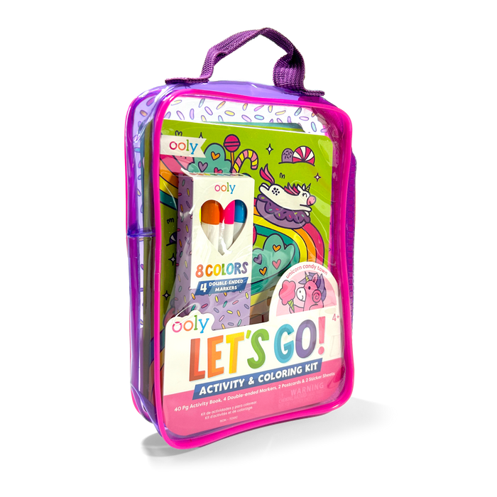 OOLY Let's Go! Unicorn Candy Town Activity Kit