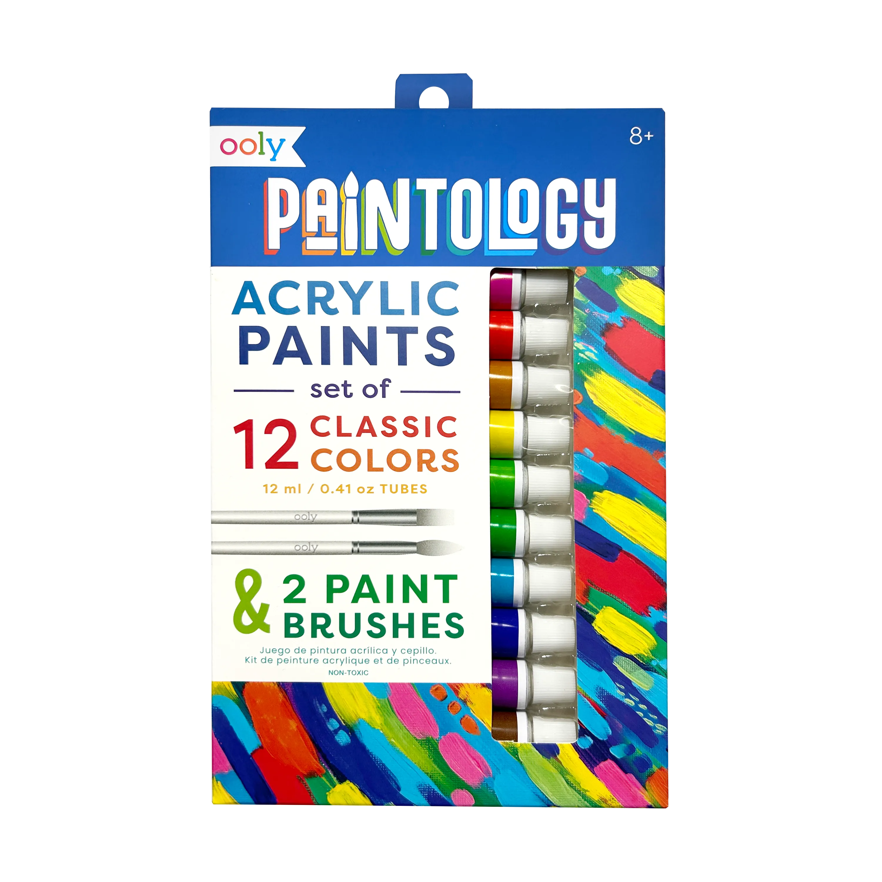 OOLY Paintology Acrylic Paint Set 12 Classic Colors