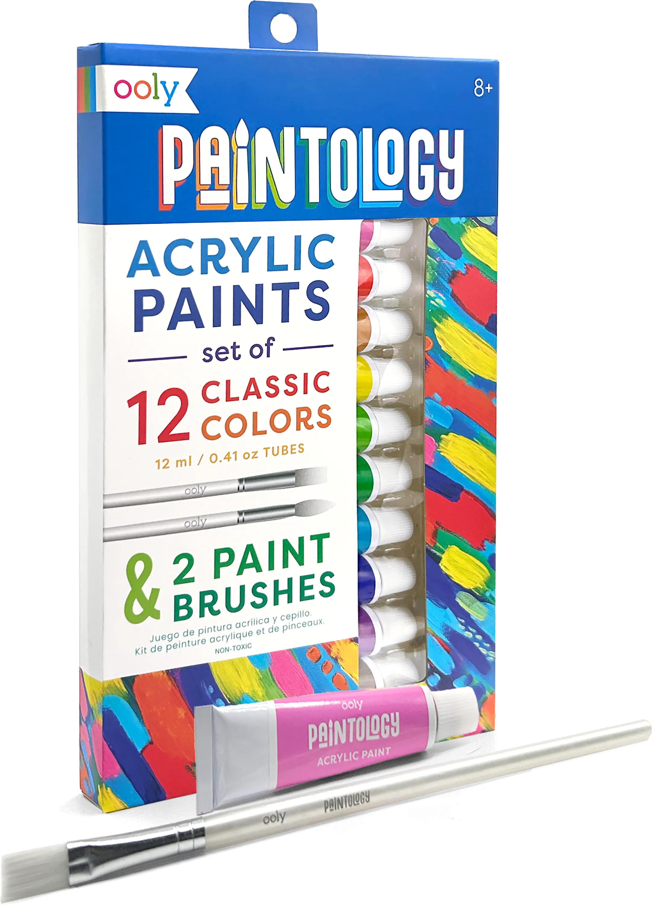OOLY Paintology Acrylic Paint Set 12 Classic Colors