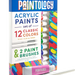 OOLY Paintology Acrylic Paint Set 12 Classic Colors