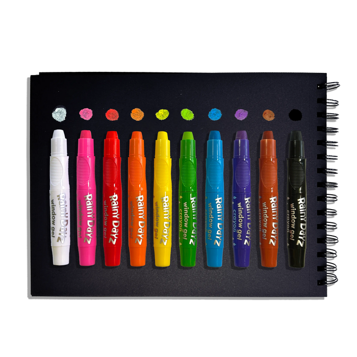 OOLY Rainy Dayz Window Gel Crayons Set of 10