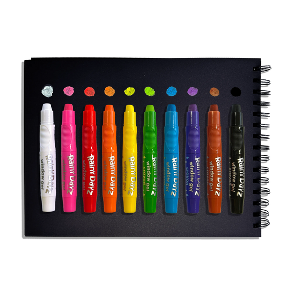 OOLY Rainy Dayz Window Gel Crayons Set of 10