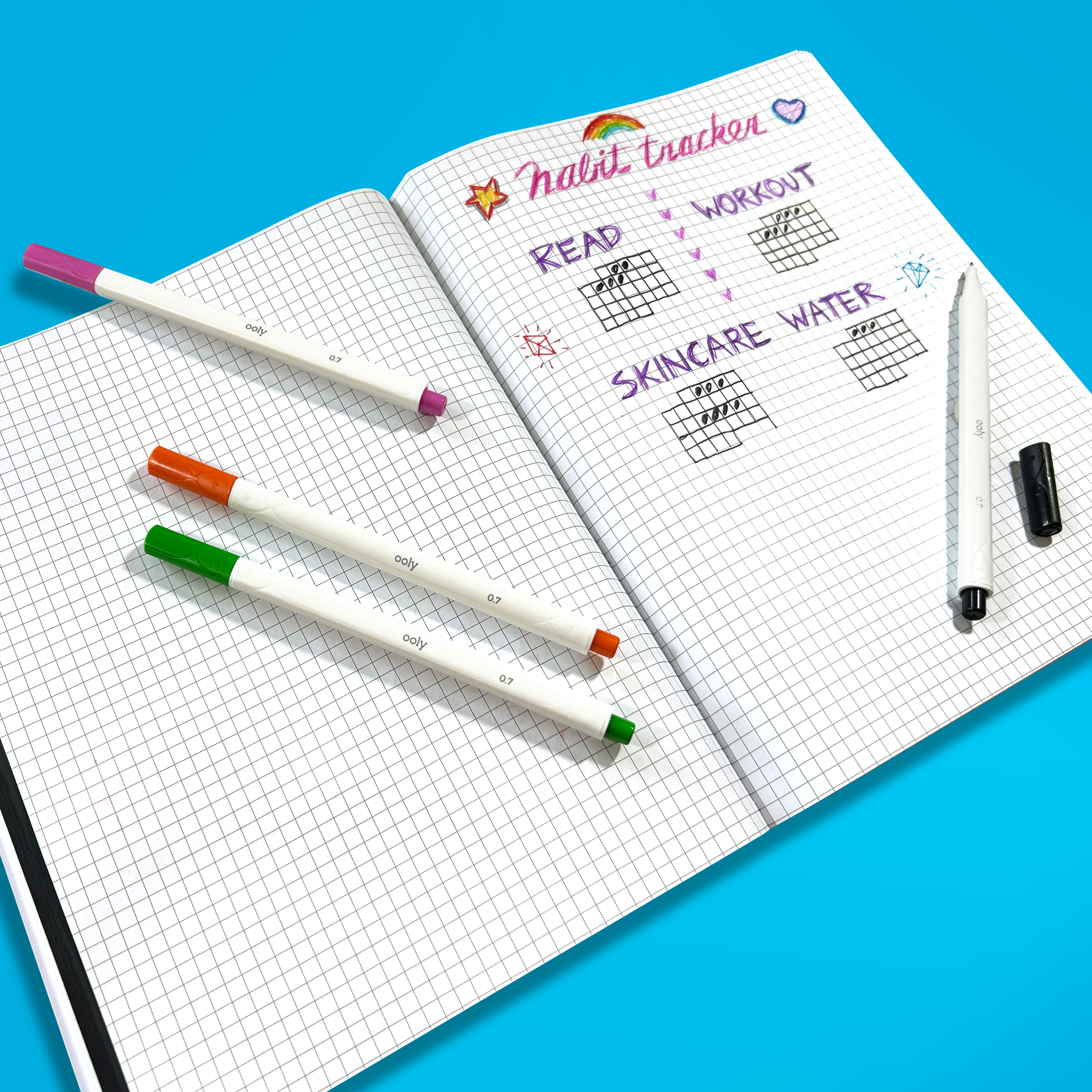 OOLY Seriously Fine Tip Markers Set of 24