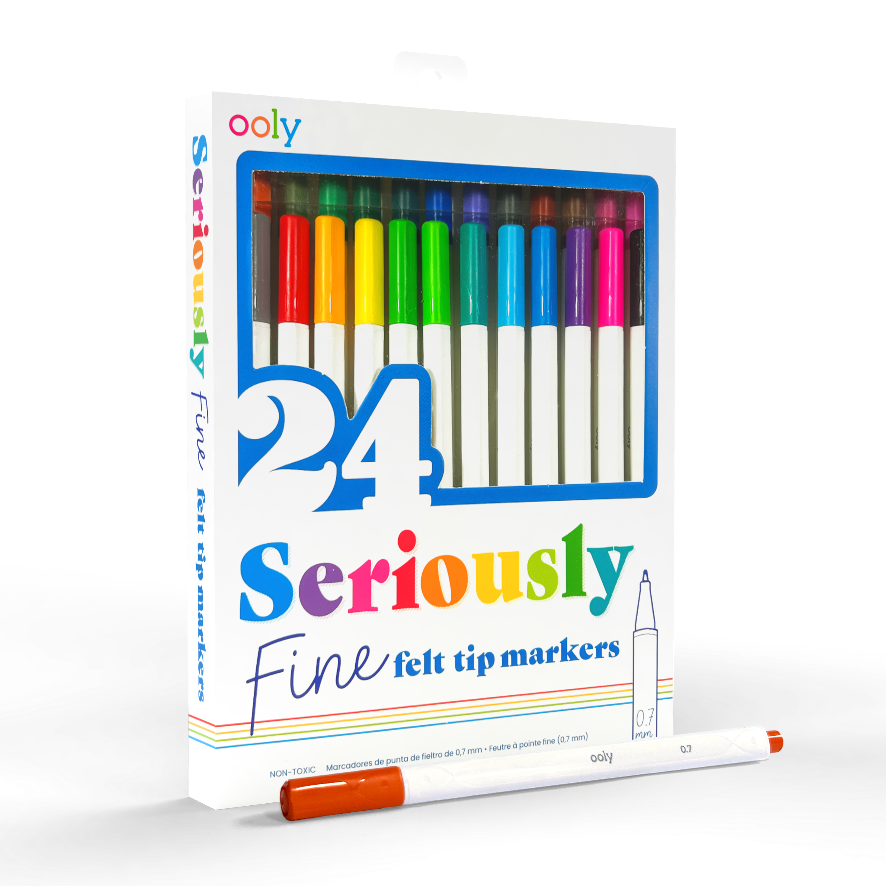 OOLY Seriously Fine Tip Markers Set of 24