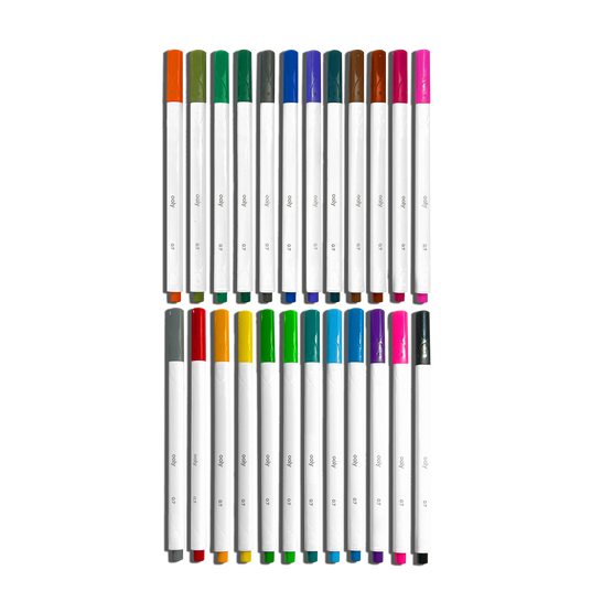 OOLY Seriously Fine Tip Markers Set of 24