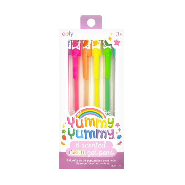 Yummy Yummy 6 Scented Neon Gel Pens