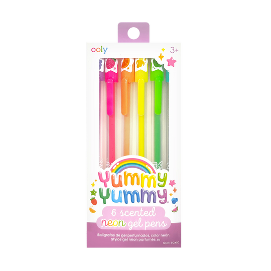 Yummy Yummy 6 Scented Neon Gel Pens