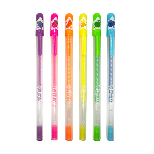 Yummy Yummy 6 Scented Neon Gel Pens