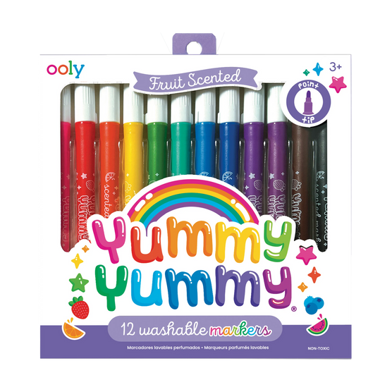 Yummy Yummy Scented 12 Washable Markers