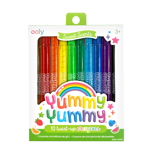 OOLY Yummy Yummy Scented Twist-Up Crayons 10-Piece Set