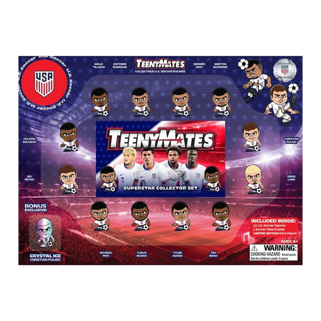 USA Mens Soccer Teenymates Gift Set FIFA