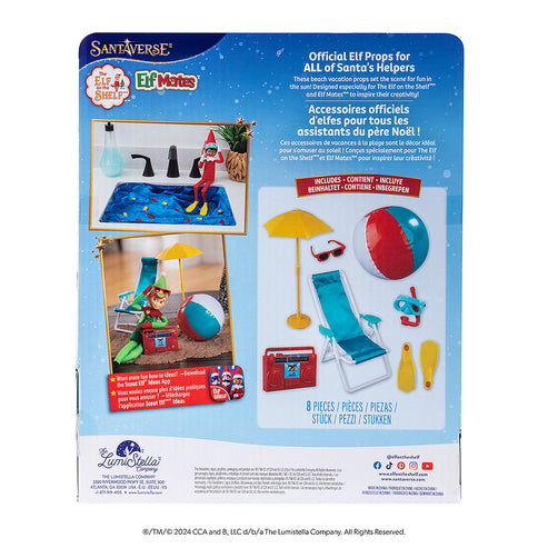 Elf on the Shelf: Polar Props™ Beach Vacation Set