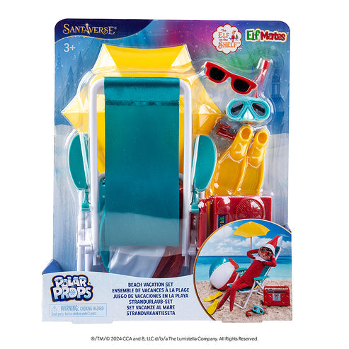 Elf on the Shelf: Polar Props™ Beach Vacation Set