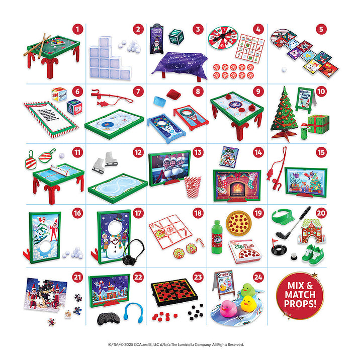 The Elf on the Shelf Polar Props Fun & Games Kit