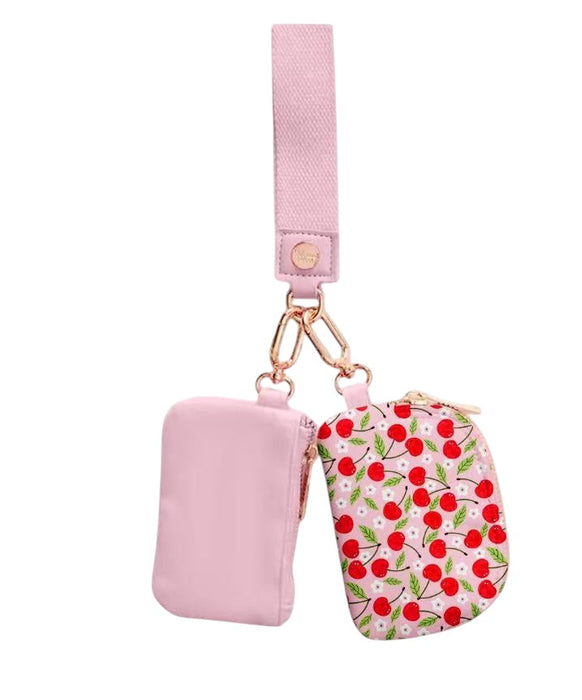 Cherries Dual Wristlet