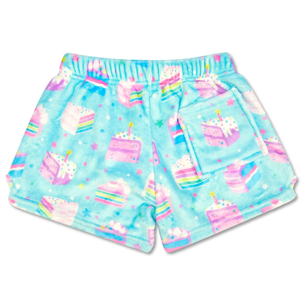 Iscream Piece of Cake Kids' Plush Shorts Cupcake Print