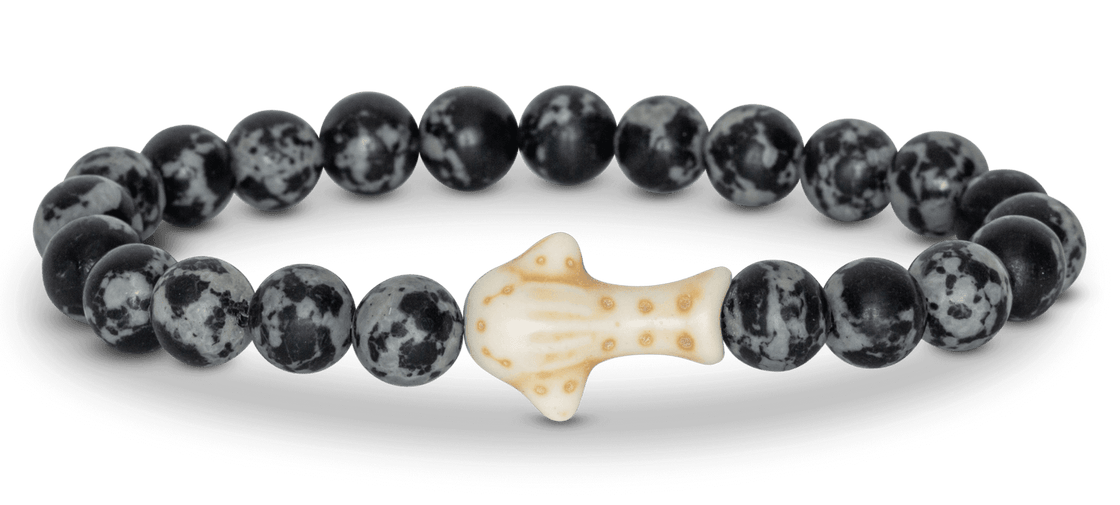 Whale Shark Ocelli Stone Bracelet