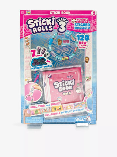 STICKI ROLLS Sticki Book Sticker Bracelet Activity Kit Series 3