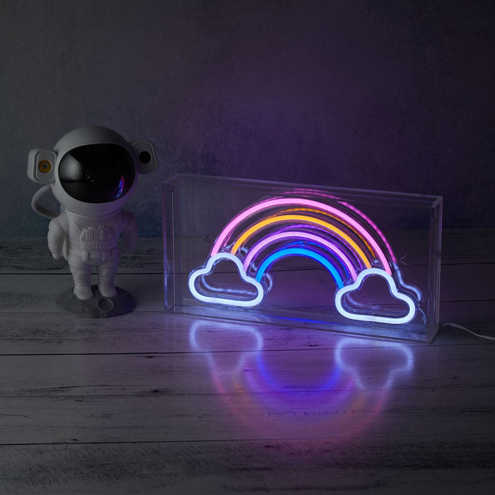 Neon Art Desktop & Wall Signs-Rainbow