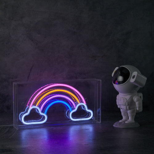 Neon Art Desktop & Wall Signs-Rainbow