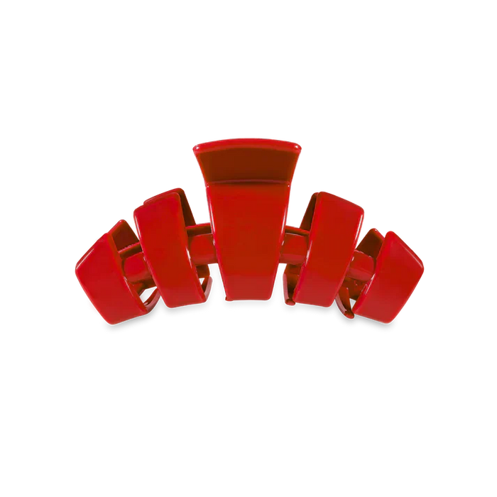 Teleties Classic Red Carpet Ready Small Claw Hair Clip Red