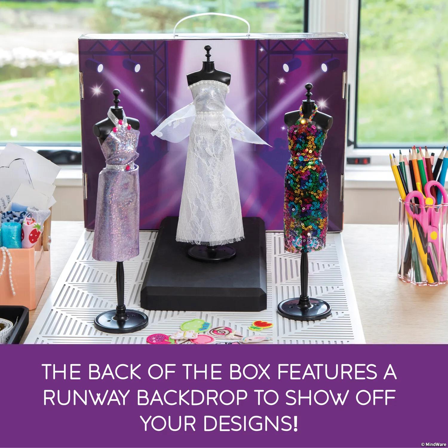 Run the Runway Fashion Design Kit – Creative Dress Styling & Sketching Set for Kids